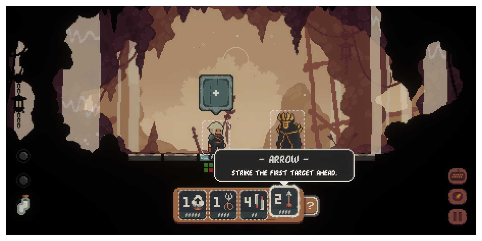 Shogun Showdown - Screenshot (An Arrow Tile)