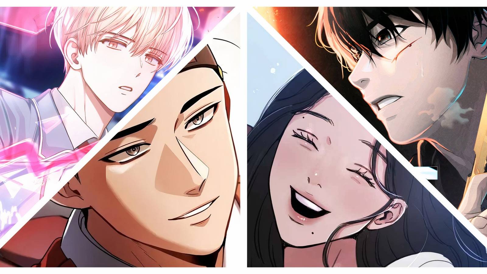 Best Manhwa Set In The Entertainment Industry cover with manhwa To Debut or Die, To Be An Actor, Muse on Flame, and Movies Are Real