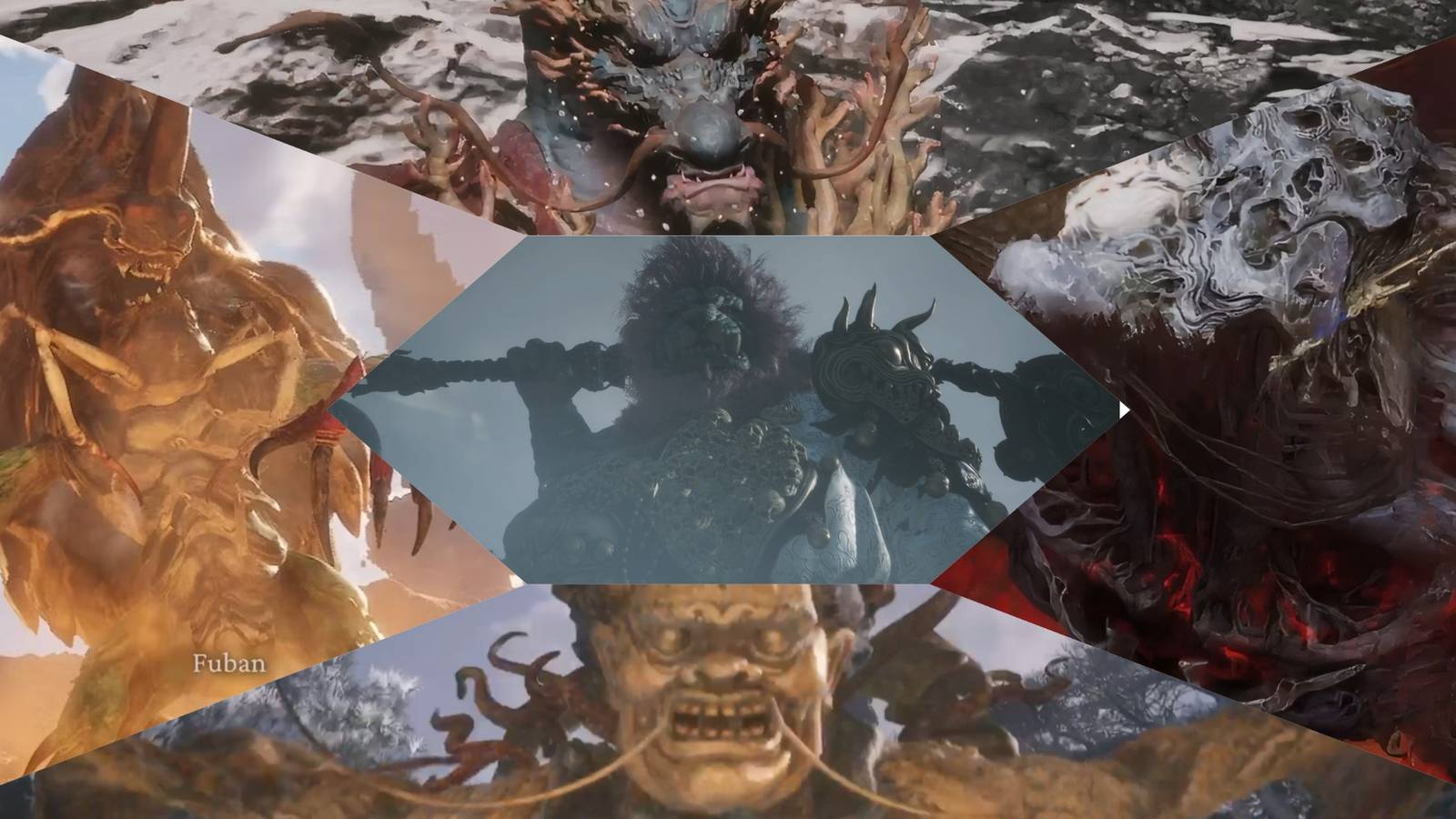 Black Myth Wukong Boss Collage