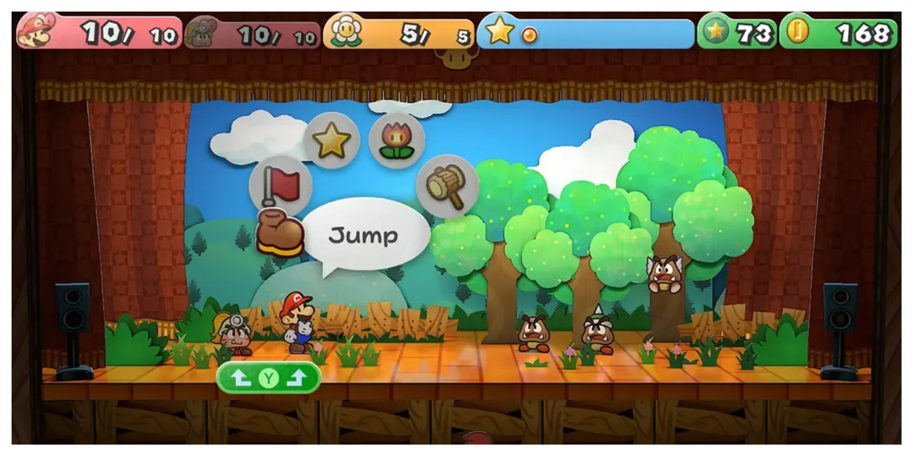 Paper Mario: The Thousand-Year Door - Steam Screenshot (Jump Command)