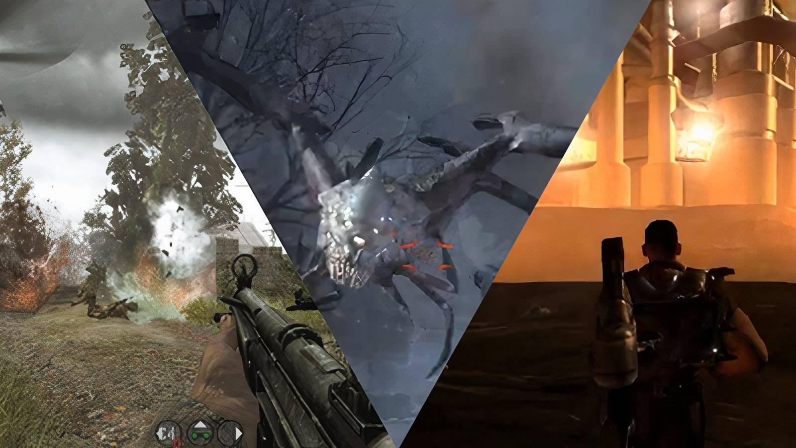 collage of 3 shooters