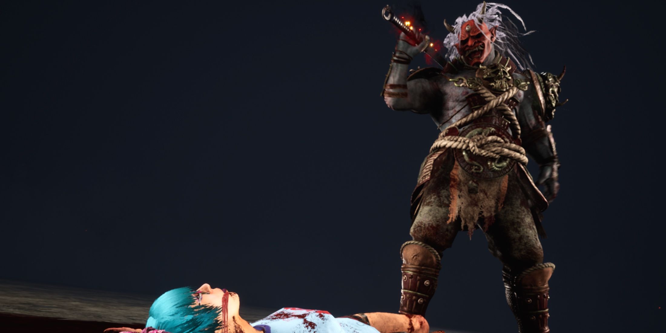 the oni standing over nea