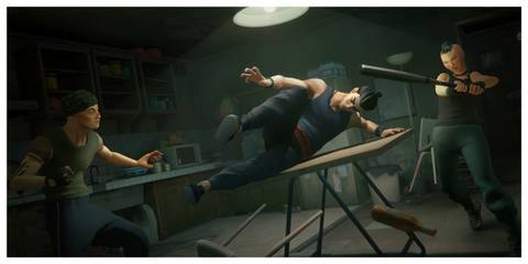 Sifu - Steam Screenshot (Diving Over A Table)