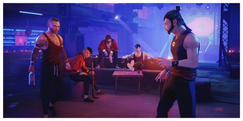 Sifu - Steam Screenshot (Approaching An Enemy With A Bottle)