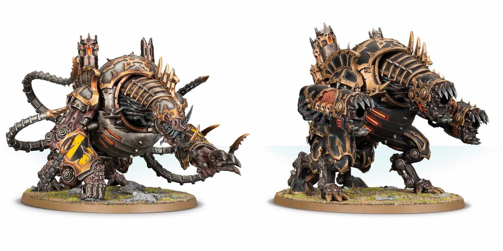 8 Enemies Space Marine 2 Should Add to PvE in the Future models of a Maulerfiend and a forgefiend