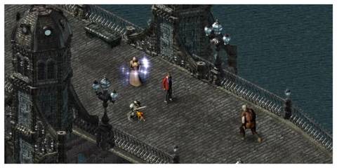 Arcanum: Of Steamworks and Magick Obscura - Steam Screenshot (Characters On A Bridge)