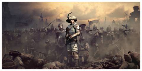 GreedFall - Steam Screenshot (A Group Of Soldiers)