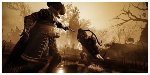 GreedFall - Steam Screenshot (Fighting A Creature)