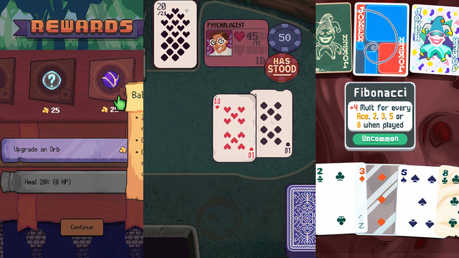 Best Casino Style Deckbuilders - Peglin, Dungeons & Degenerate Gamblers, Balatro