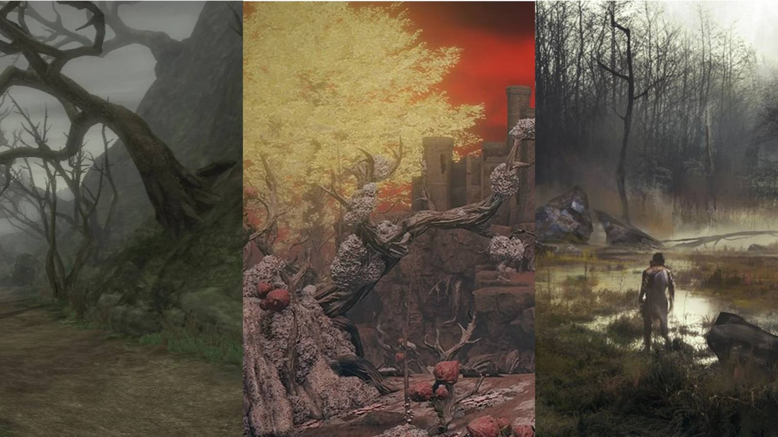 Fable 2, Elden Ring, Greedfall collage