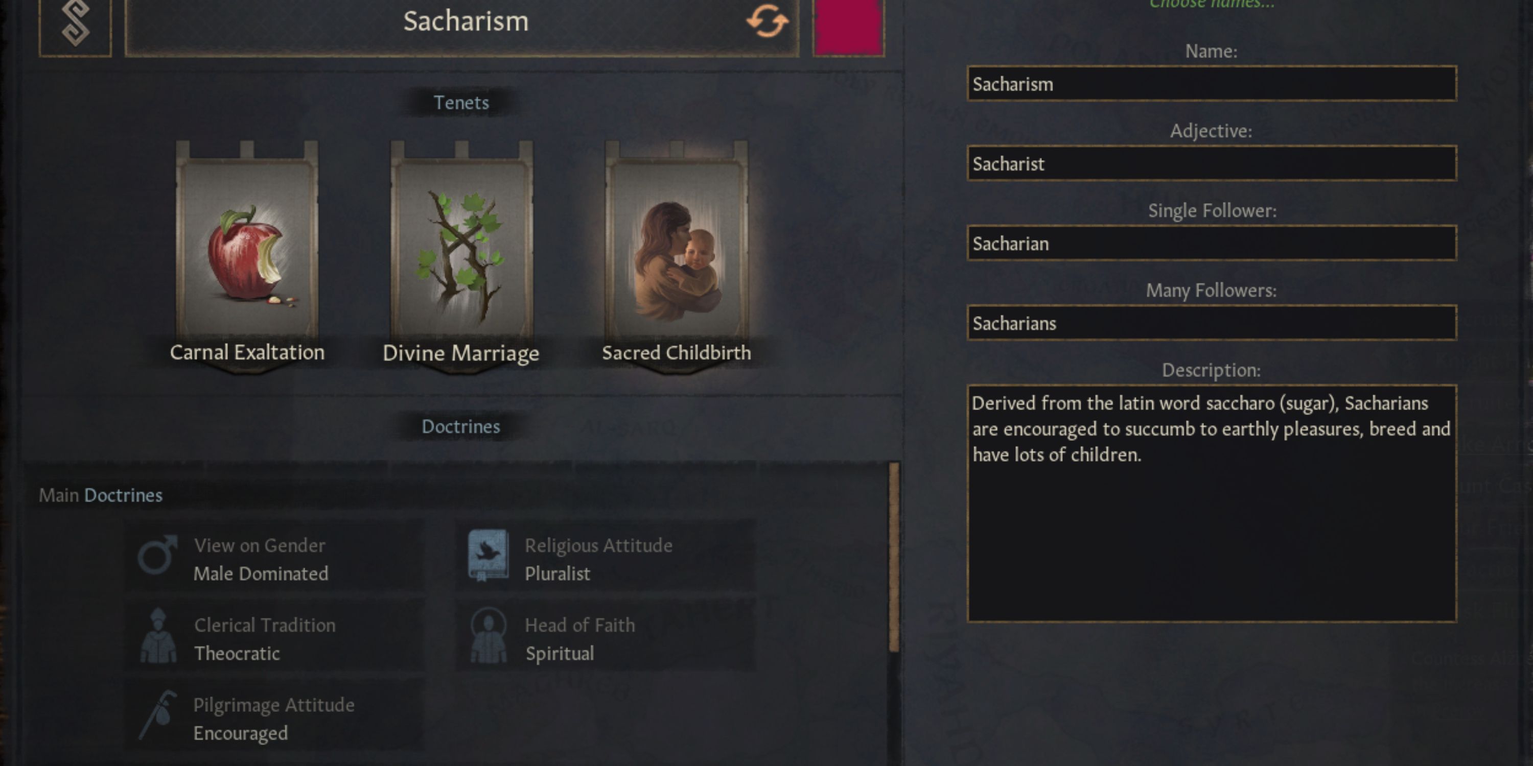 Sacred Childbirth in Crusader Kings 3