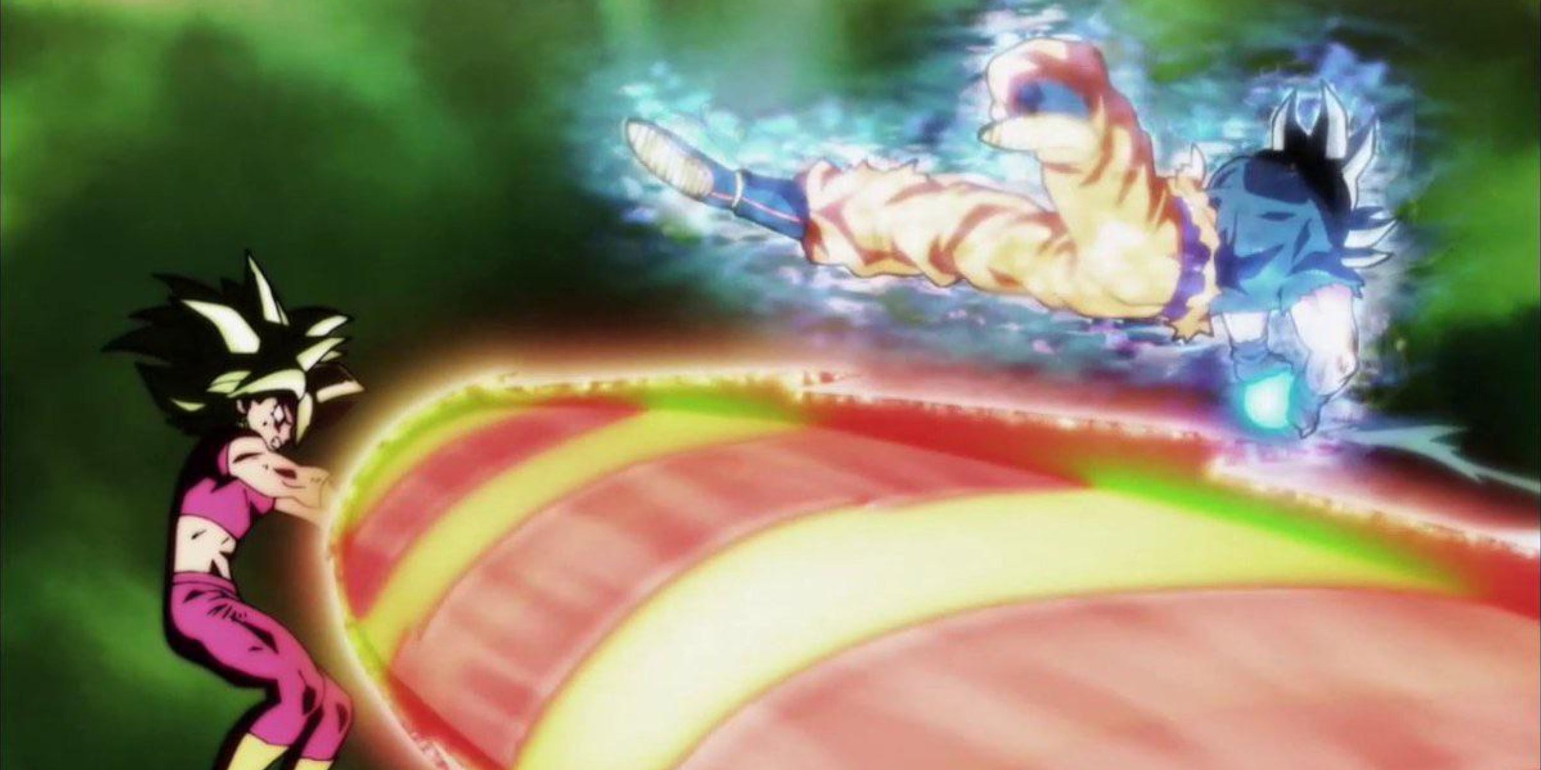 Sliding Kamehameha from Dragon Ball Super