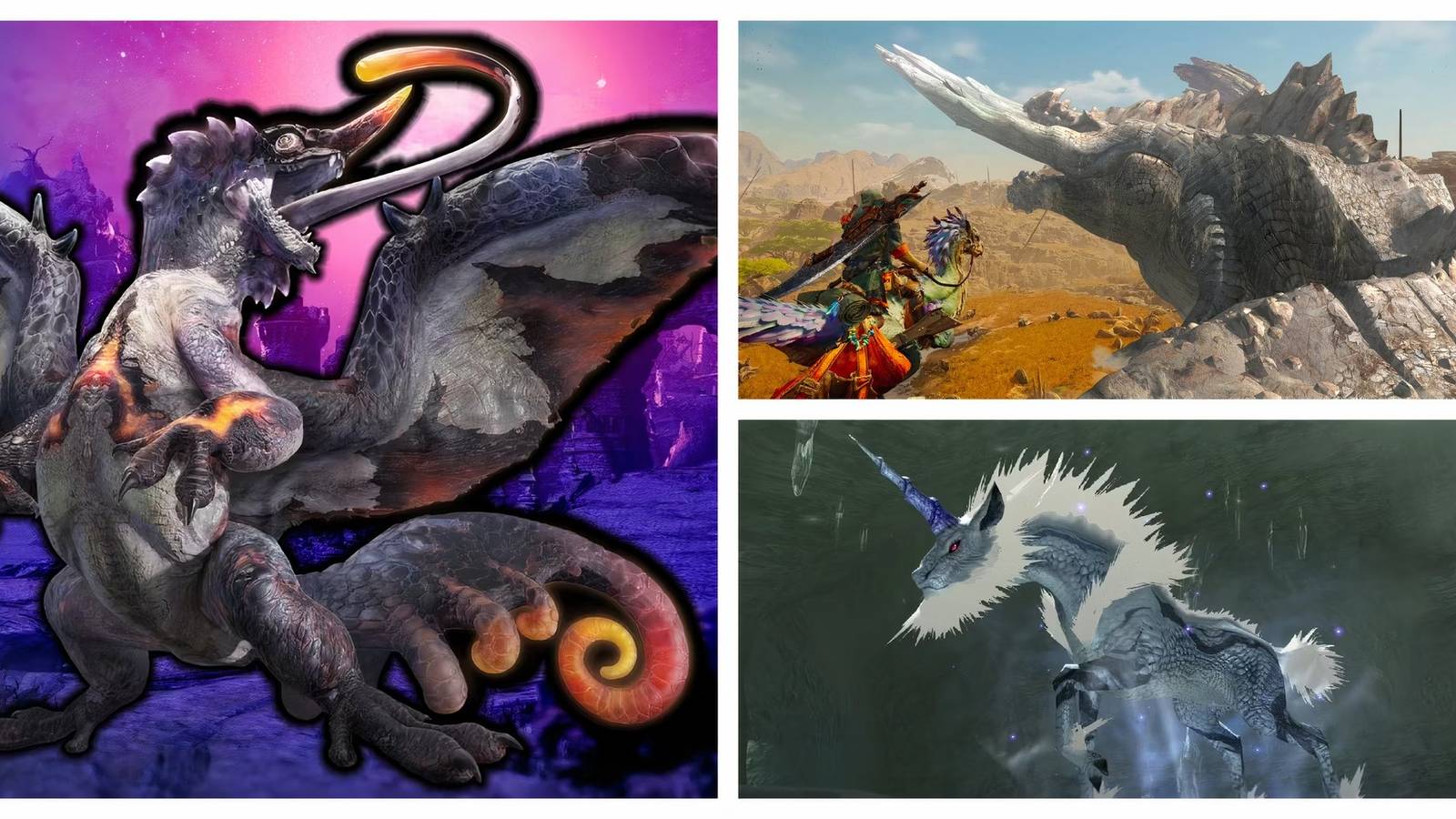 Kirin, Chameleos and Jhen Mohran elder dragons