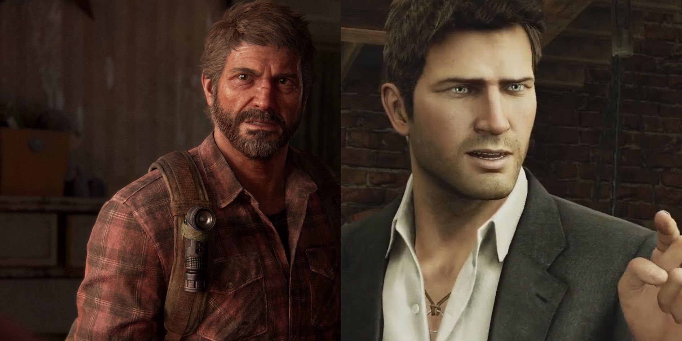 the last of us 1 joel and uncharted 3 drake