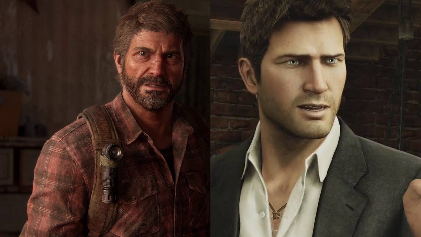 the last of us 1 joel and uncharted 3 drake