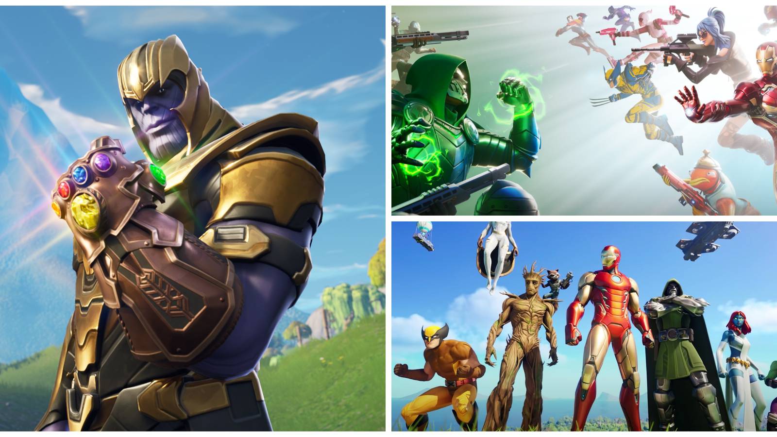thanos in fortnite, the avengers in fortnite