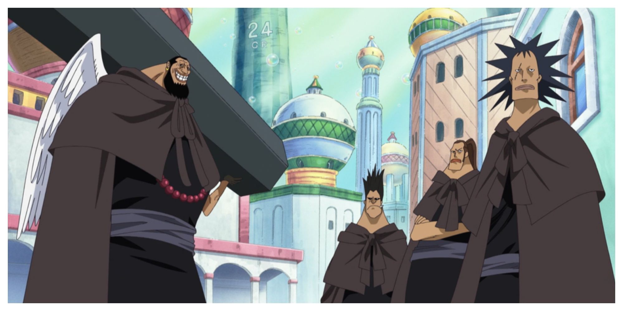 Uruz and his three teammates, all members of the Pirates of the Fallen Monks