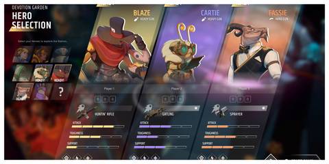 Endless Dungeon - Steam Screenshot (Hero Selection)