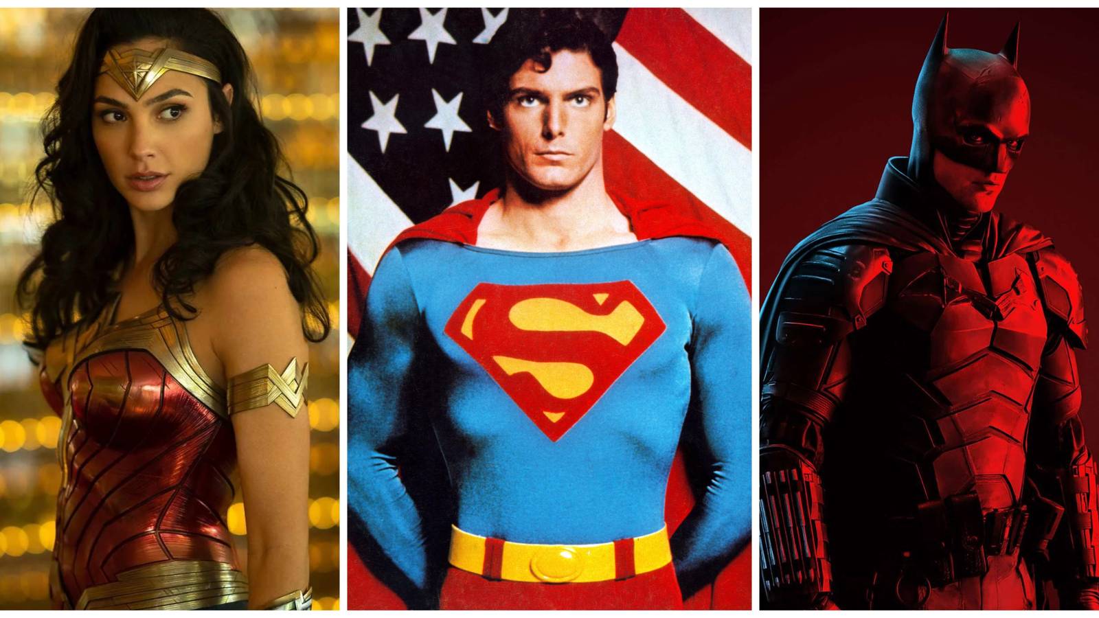wonder woman, superman, batman