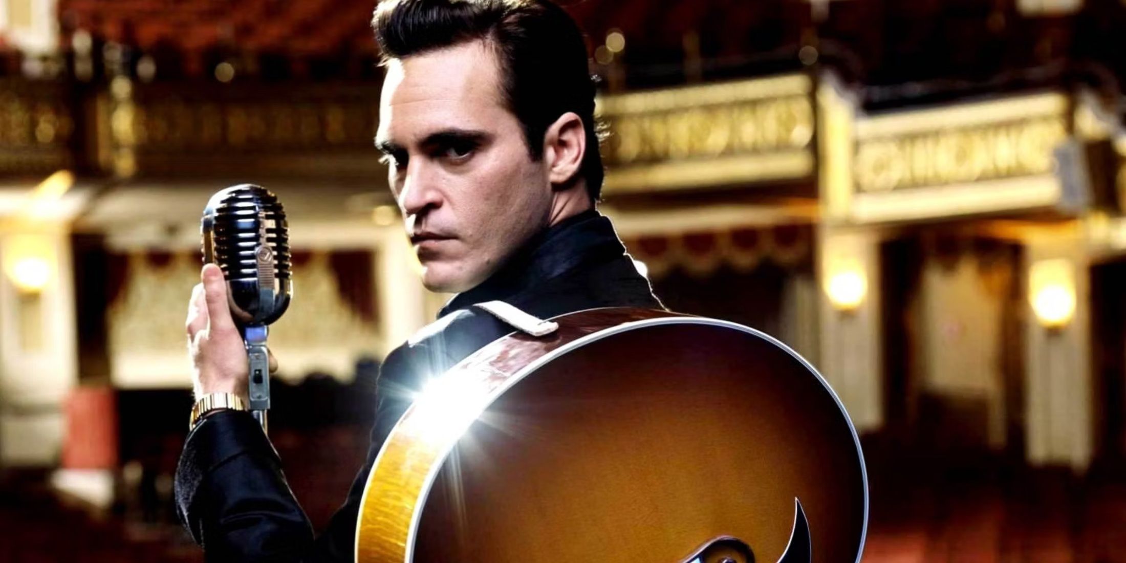 Joaquin Phoenix as Johnny Cash in Walk the Line