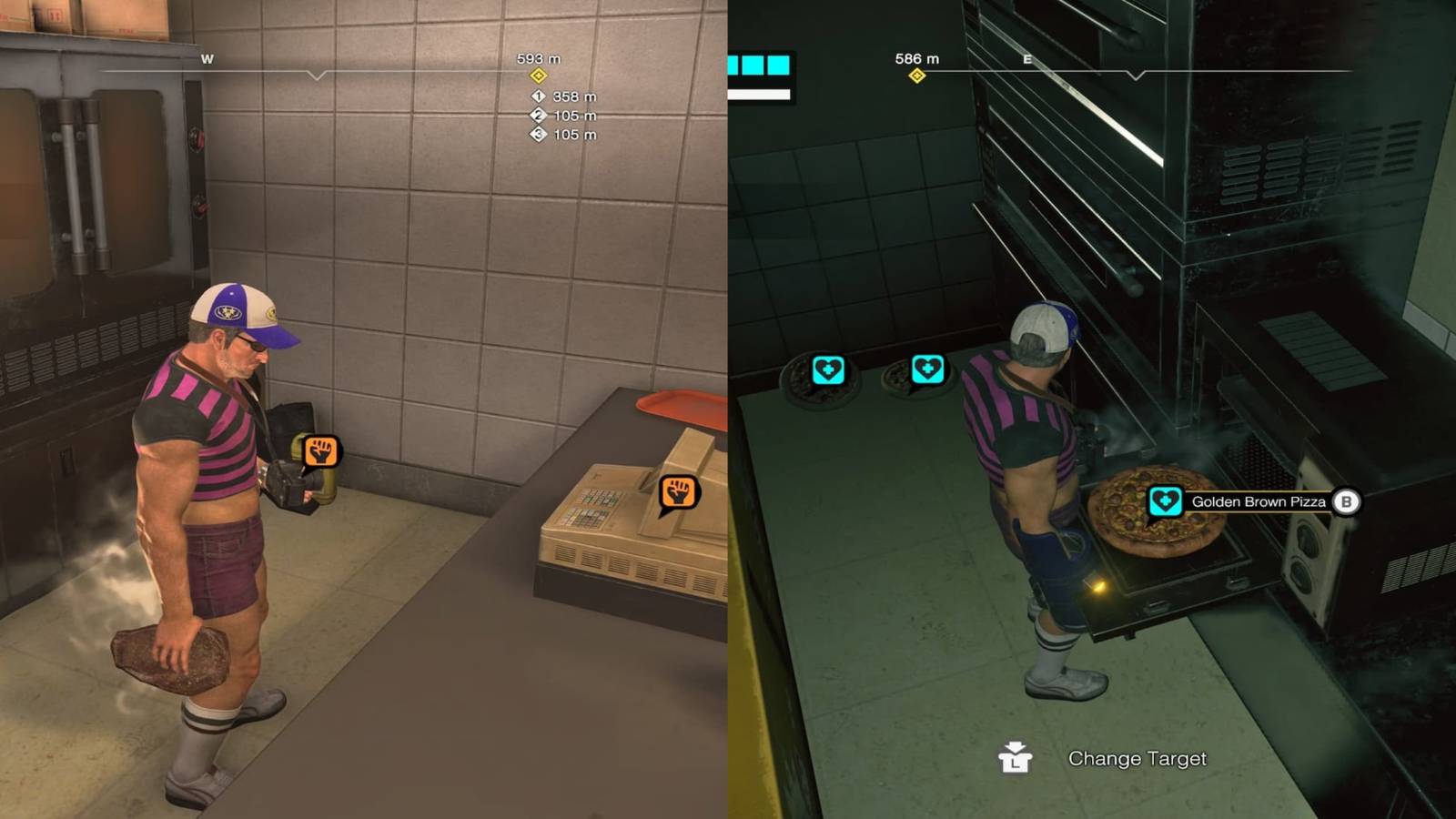 Dead Rising Deluxe Remaster Pizza and Steak