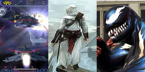 Freelancer, AC Bloodlines, Web of Shadows collage