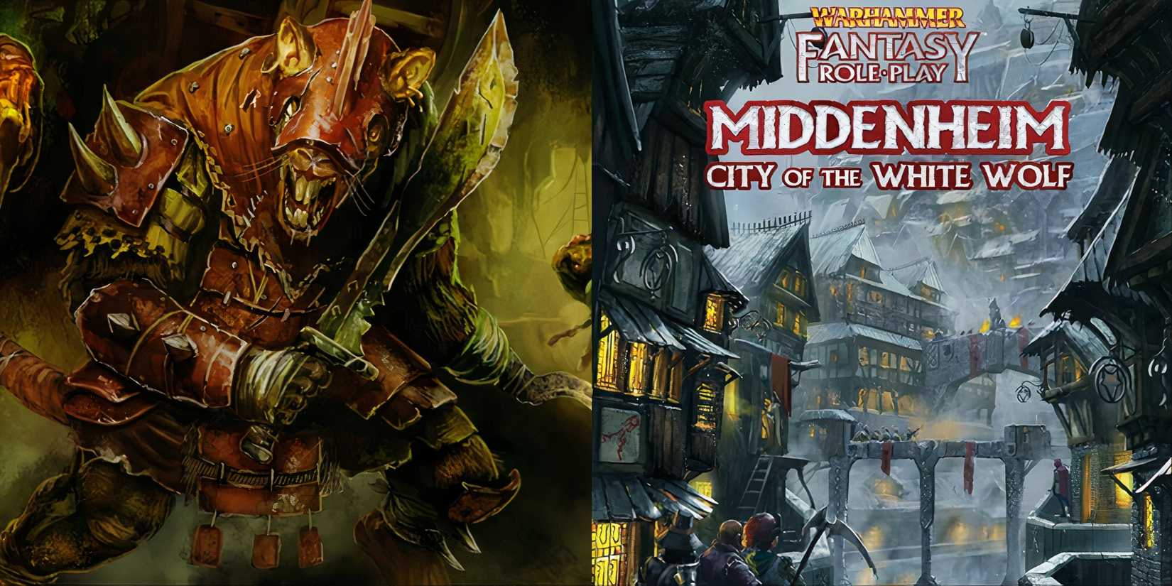 Warhammer Skaven - Gnawretch Skrray and Warhammer Fantasy Roleplay sourcebook