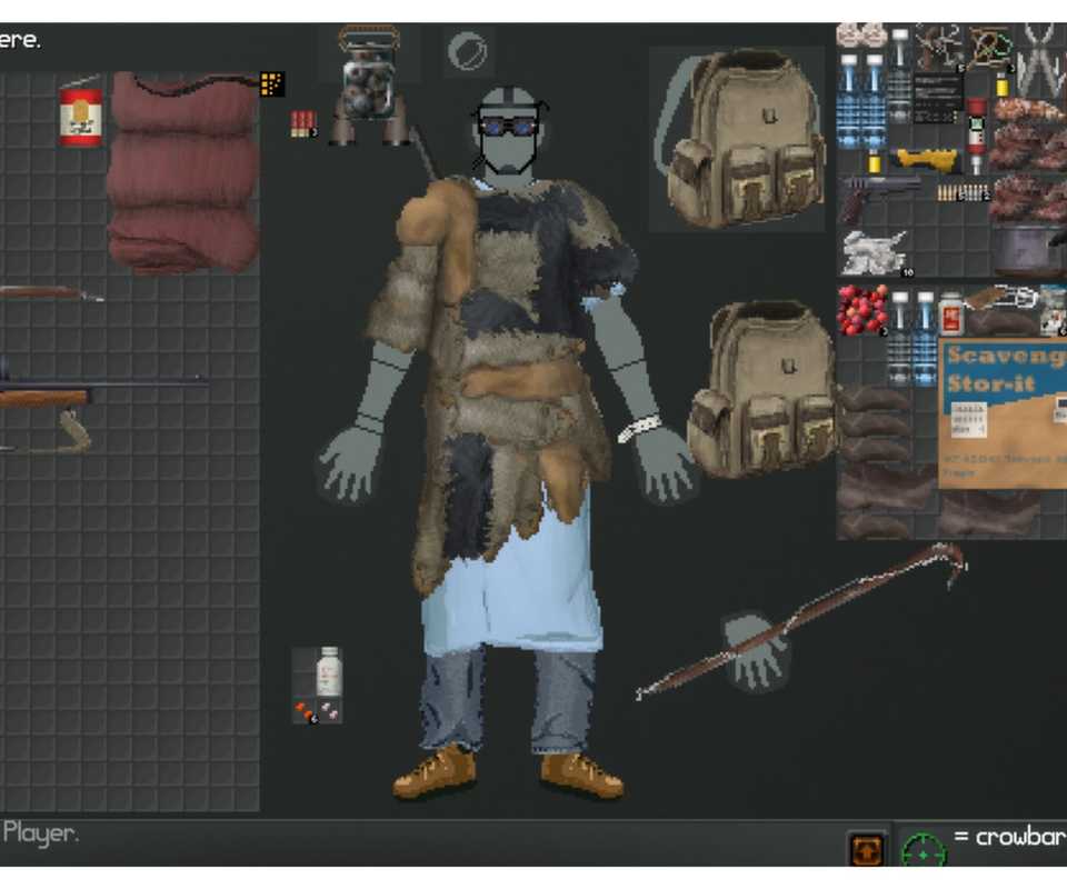 NEO Scavenger - Steam Screenshot (Inventory Menu)