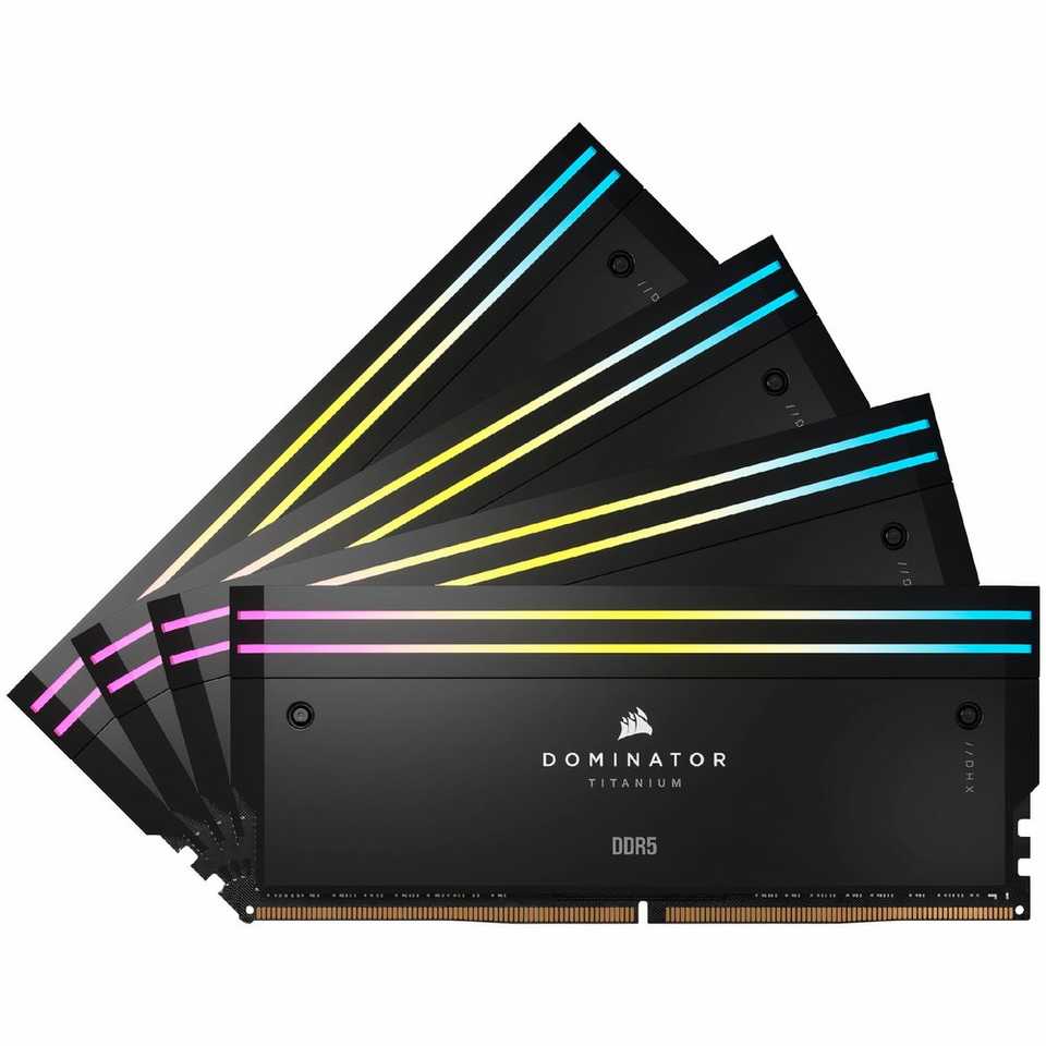 CORSAIR Dominator Titanium RGB DDR5 ram kit