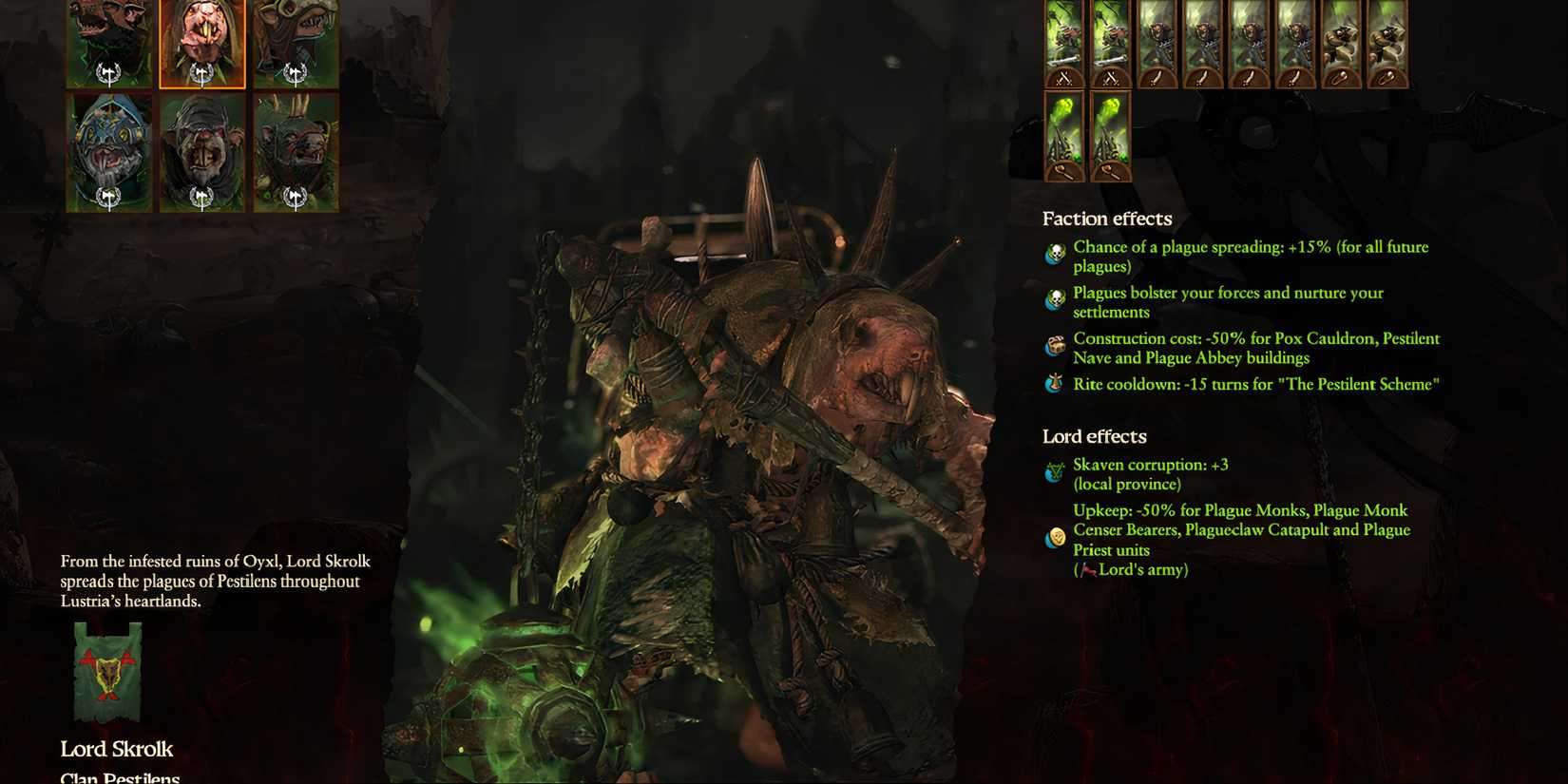 Total War Warhammer 3: Lord Skrolk