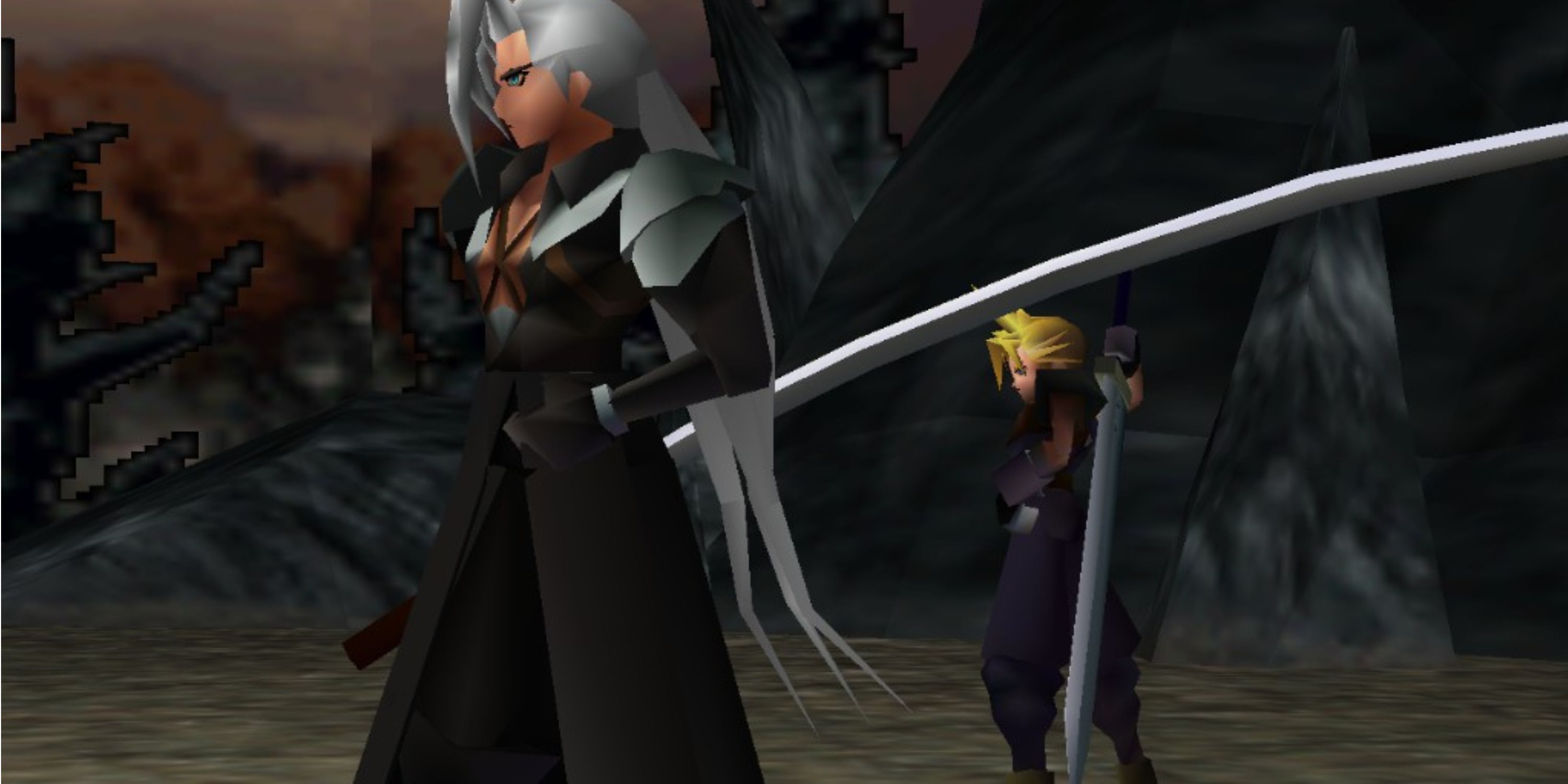 Sephiroth as a party member in Final Fantasy 7