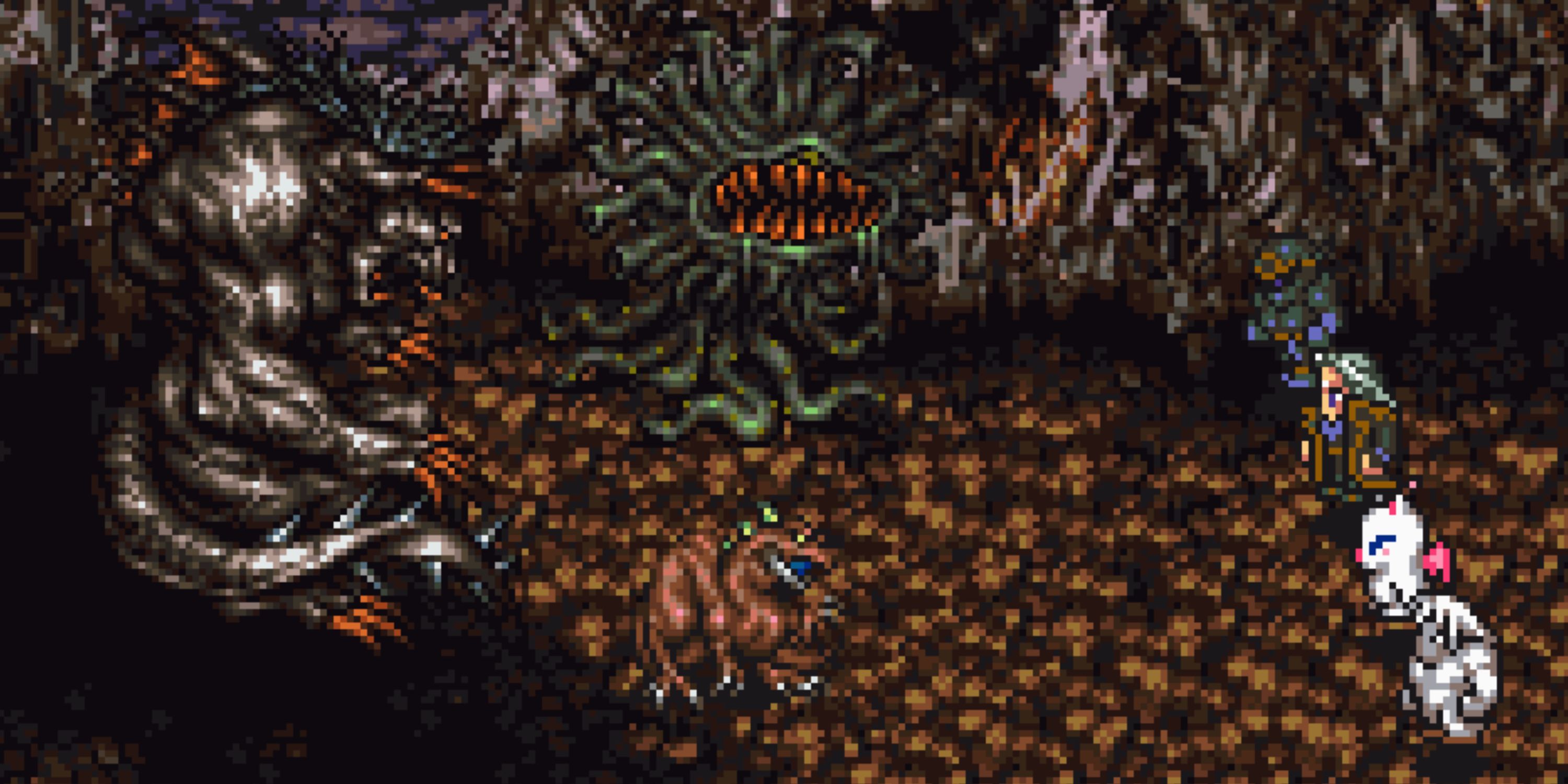 Umaro in battle in Final Fantasy 6