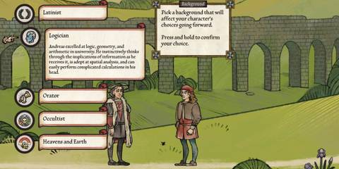 two medieval folk speak with speech bubbles