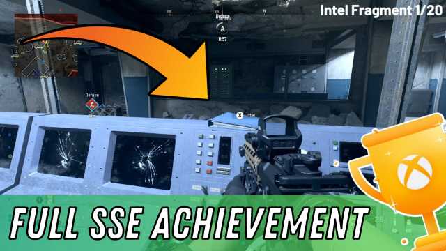 Modern Warfare 2 - Full SSE Achievement Trophy (All 20 Intel Locations)