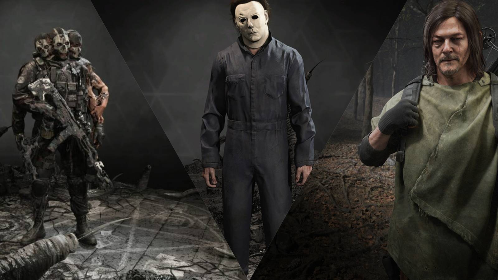 Modern Warfare 3 Alone, Michael Myers, Daryl Dixon