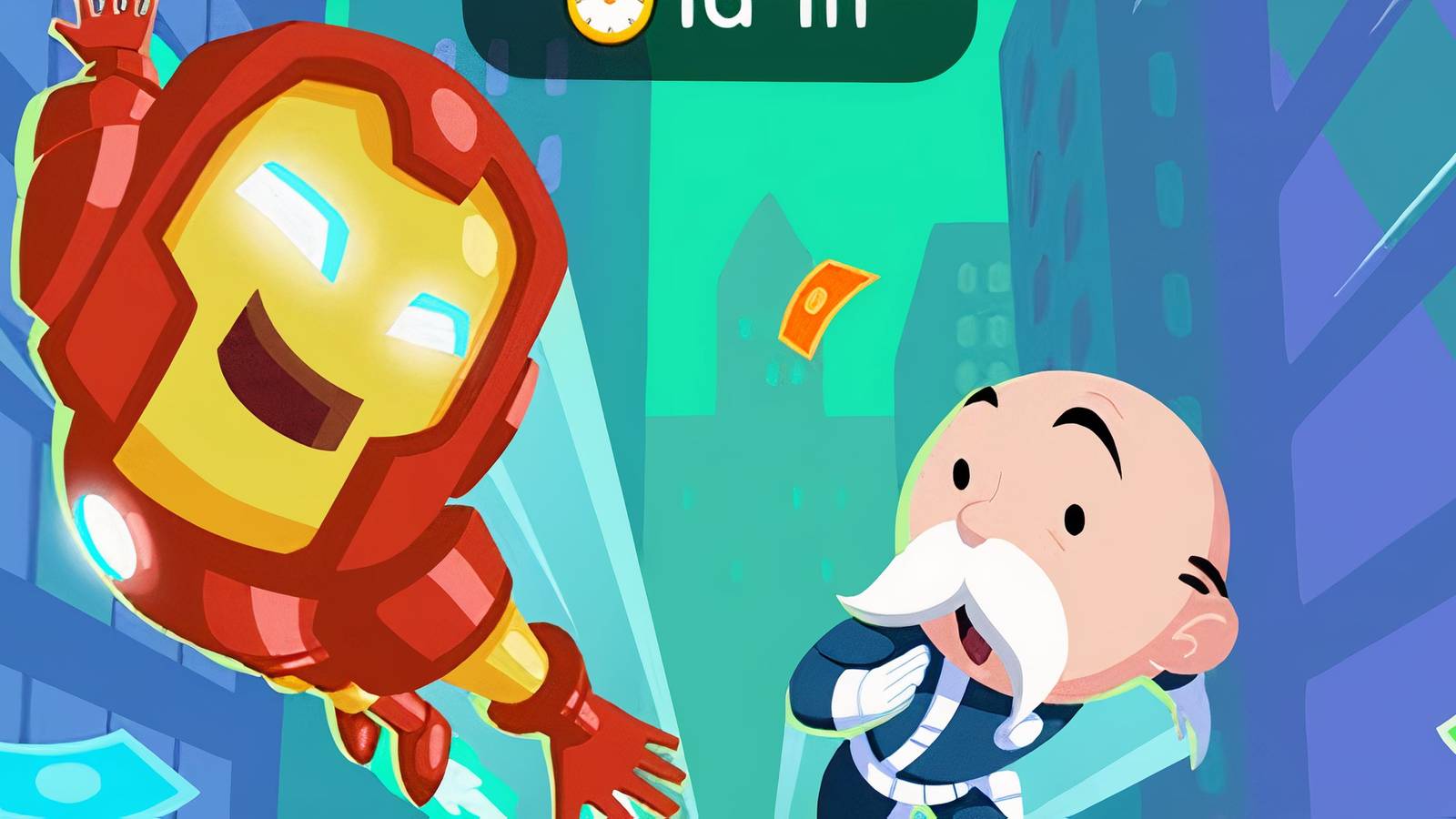 Monopoly GO Iron Man and Mr. Monopoly