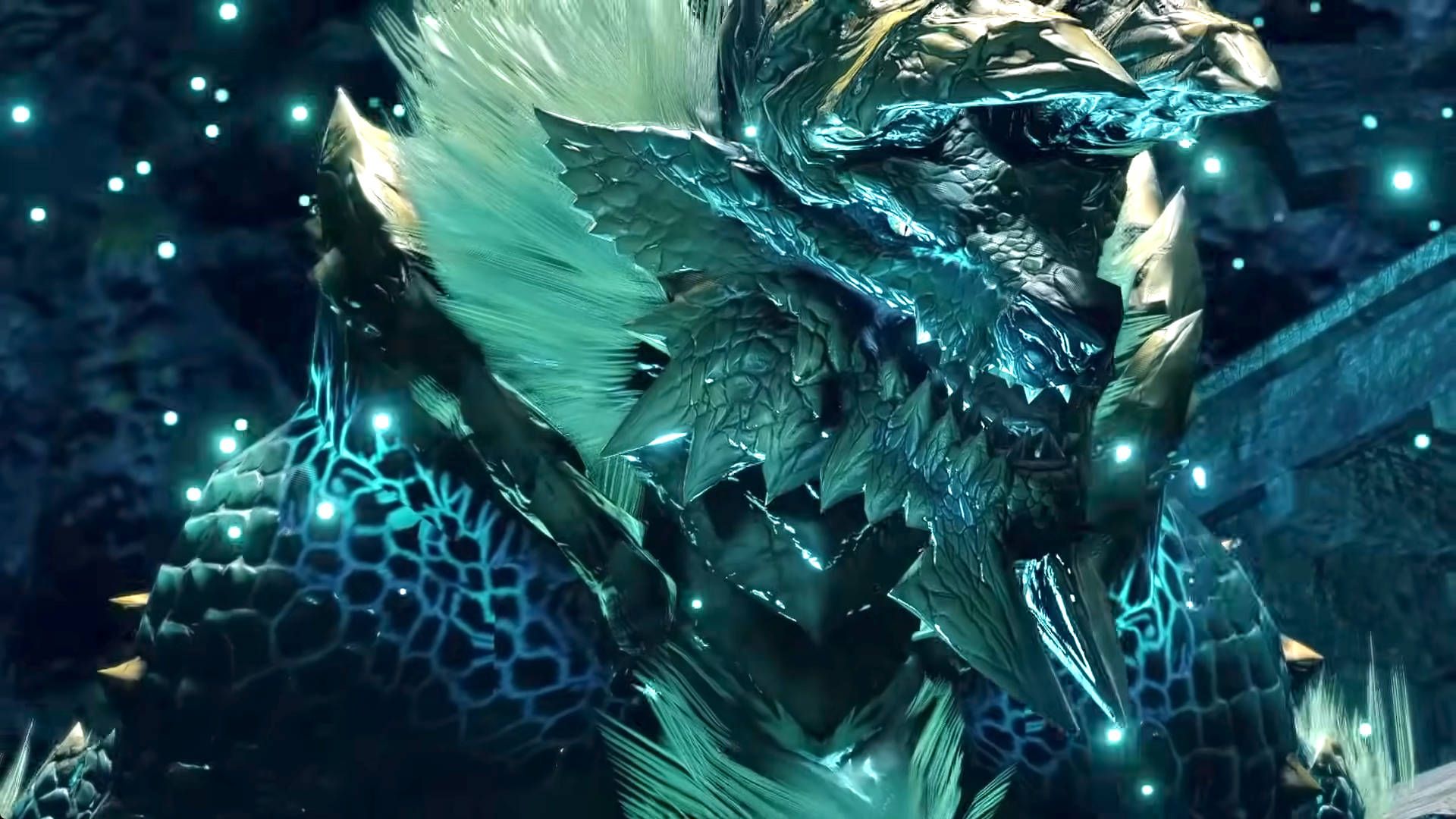 Monster Hunter Now Season 3 Story Quests: Zinogre looking menacingly at something offscreen.