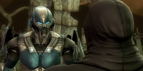 Kuai Liang as Cyber Sub-Zero in Mortal Kombat (2011)