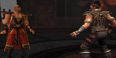 Taven and Daegon in Mortal Kombat: Armageddon