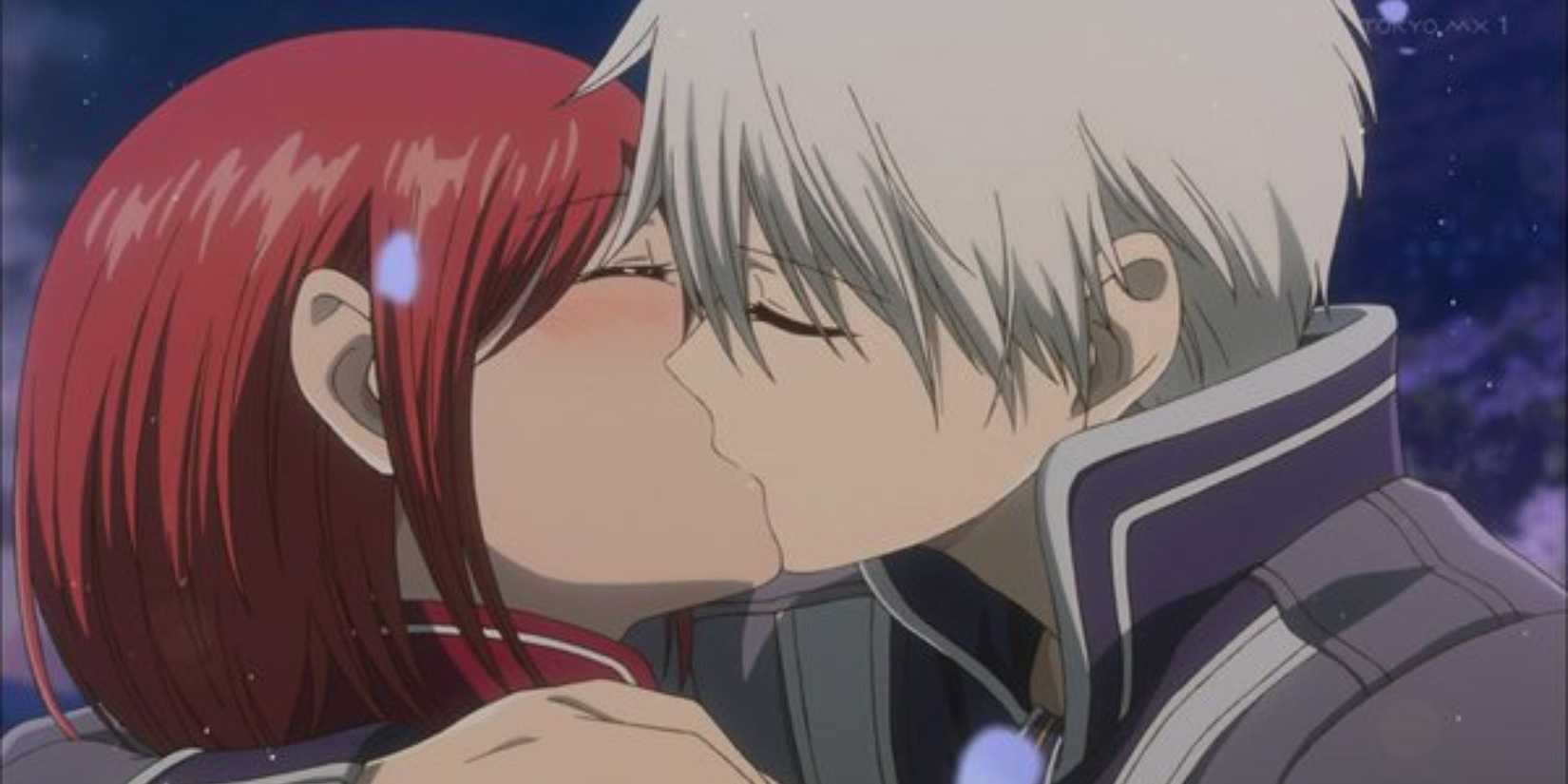 Zen Wistaria & Shirayuki (Snow White with the Red Hair) anime Zen Wistalia kiss