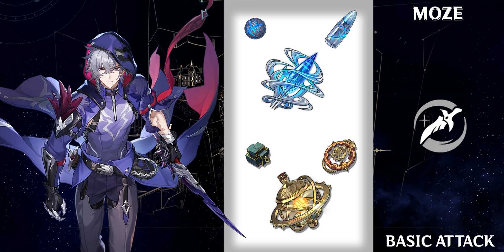 moze base attack materials in honkai star rail