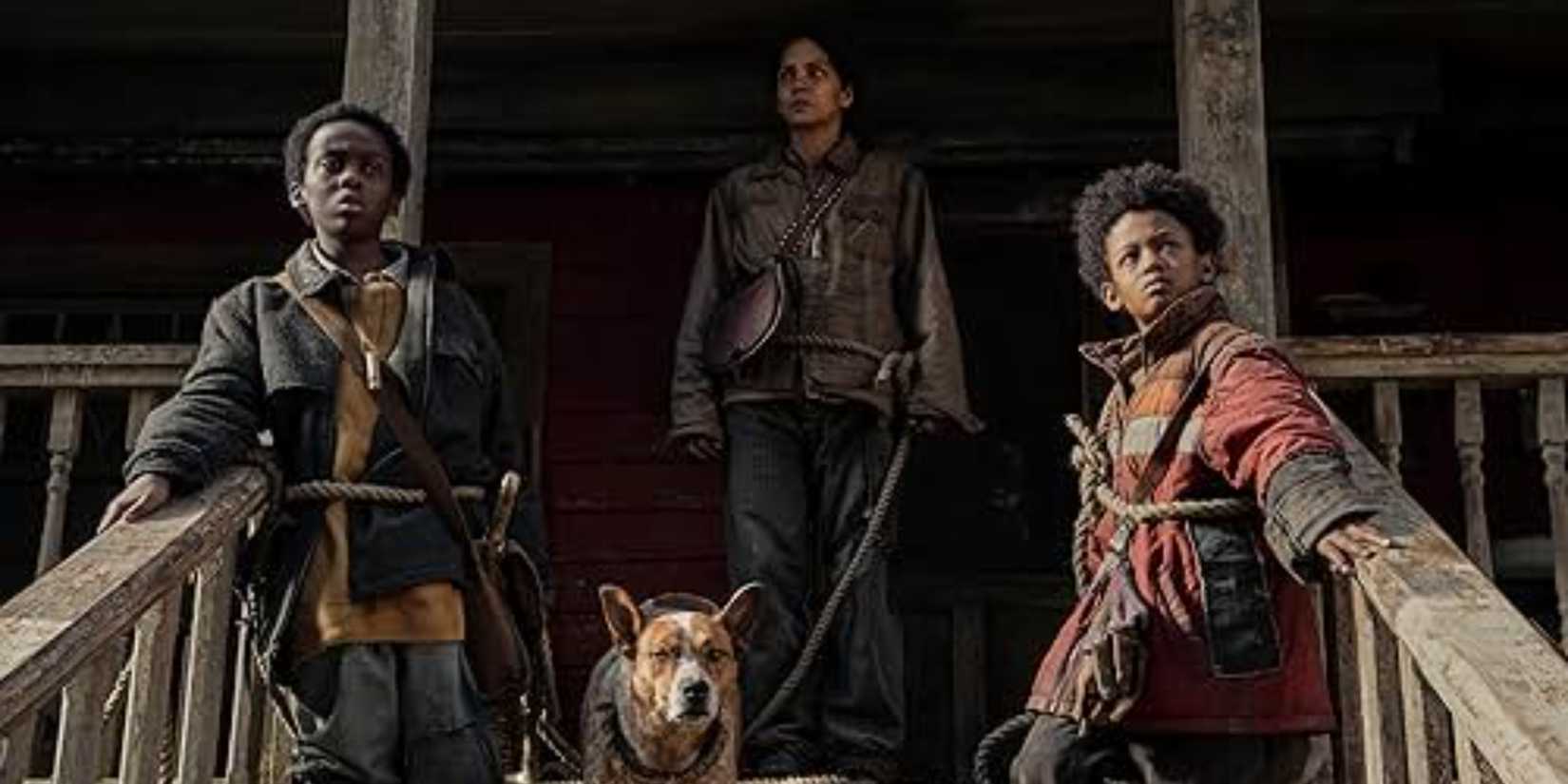 momma and family at the house