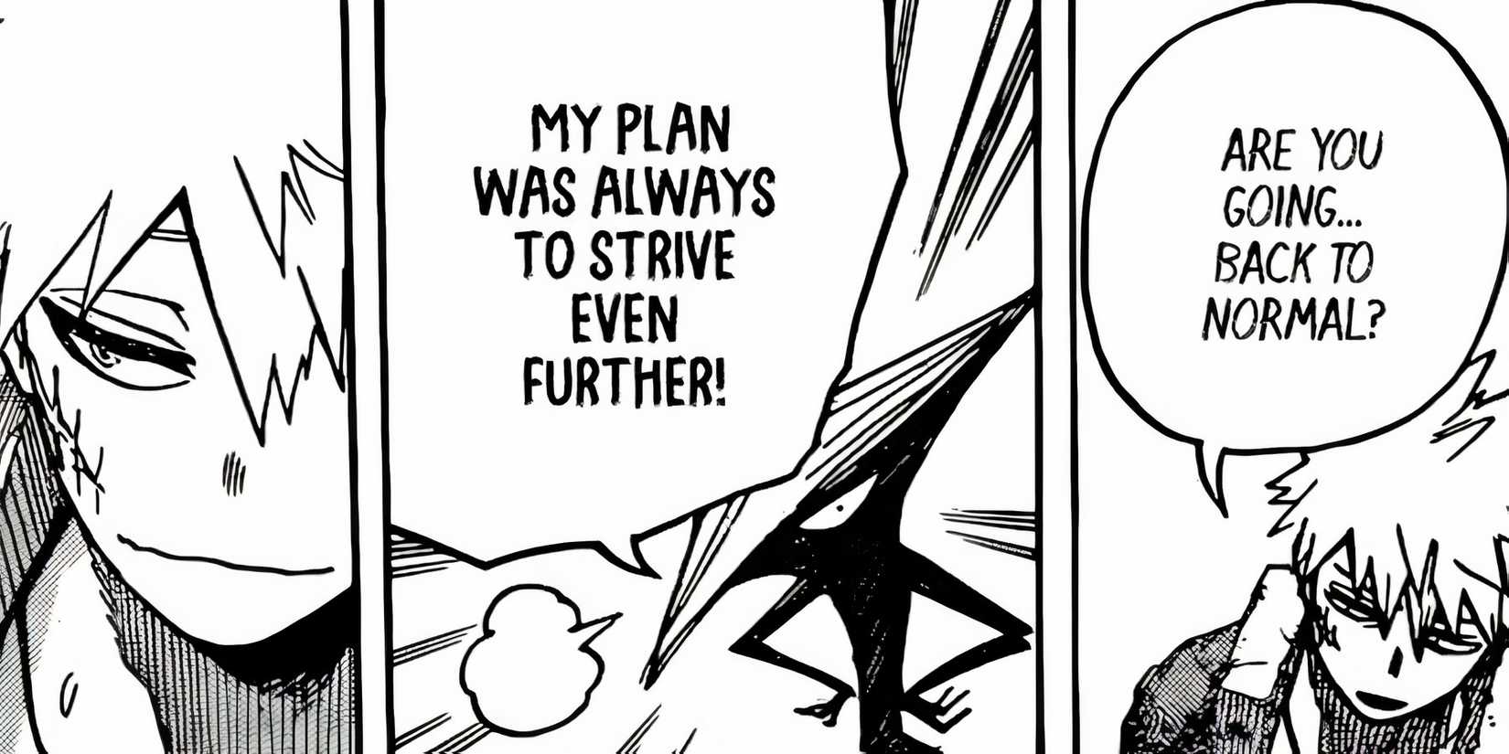 my hero academia edgeshot and bakugo