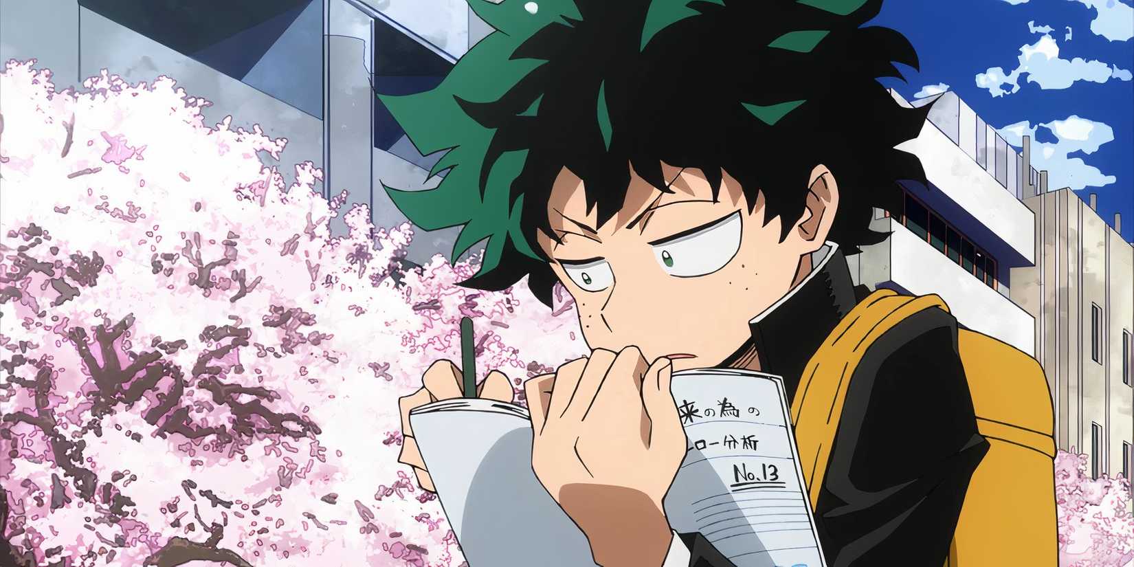 my hero academia midoriya notebook