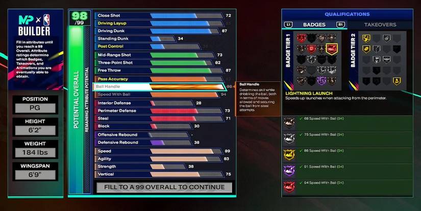 NBA 2K25 - MyCareer Stats