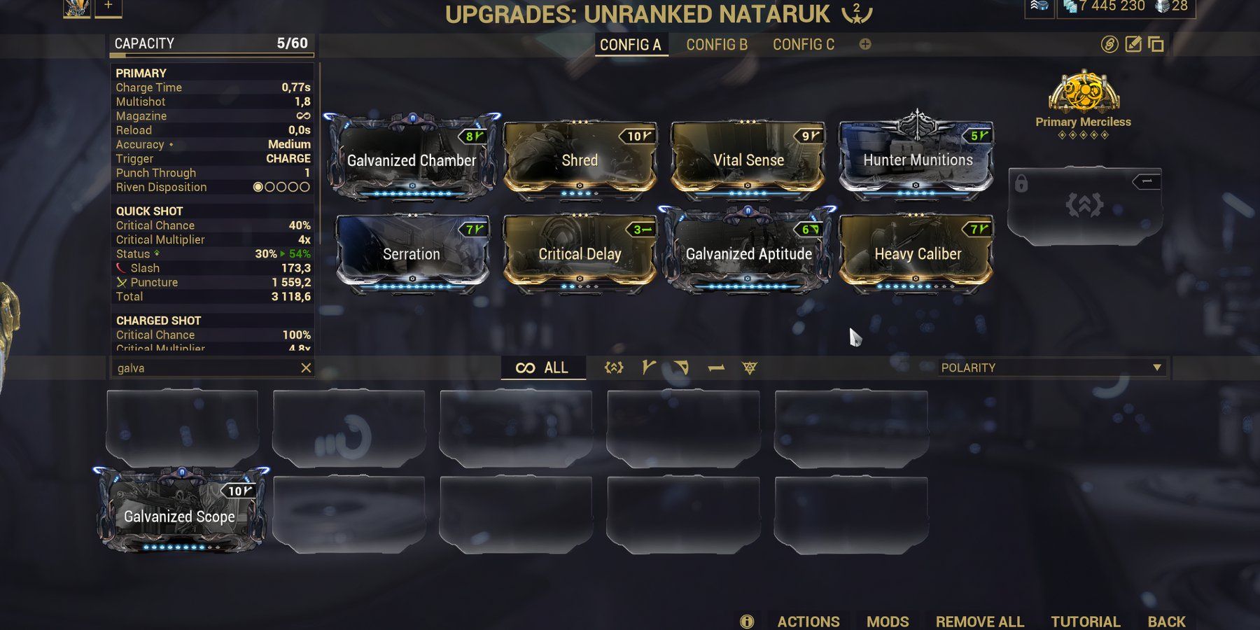 Warframe: Best Nataruk Build