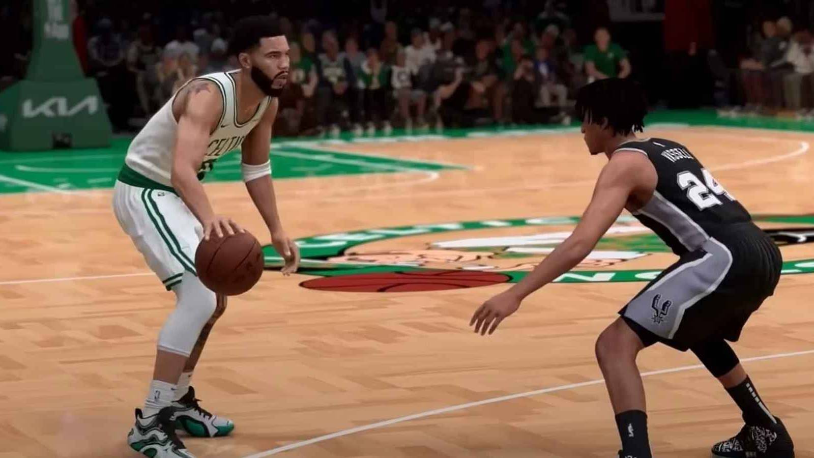 NBA 2K25 dribbling