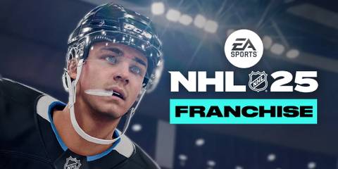 A teaser visual for NHL 25's Franchise Mode Deep Dive trailer.