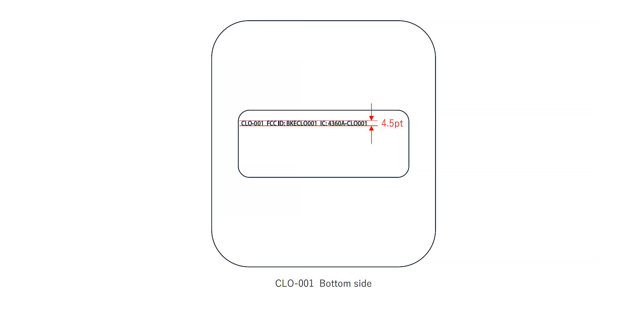 Nintendo CLO-001 FCC Certificate Bottom Label