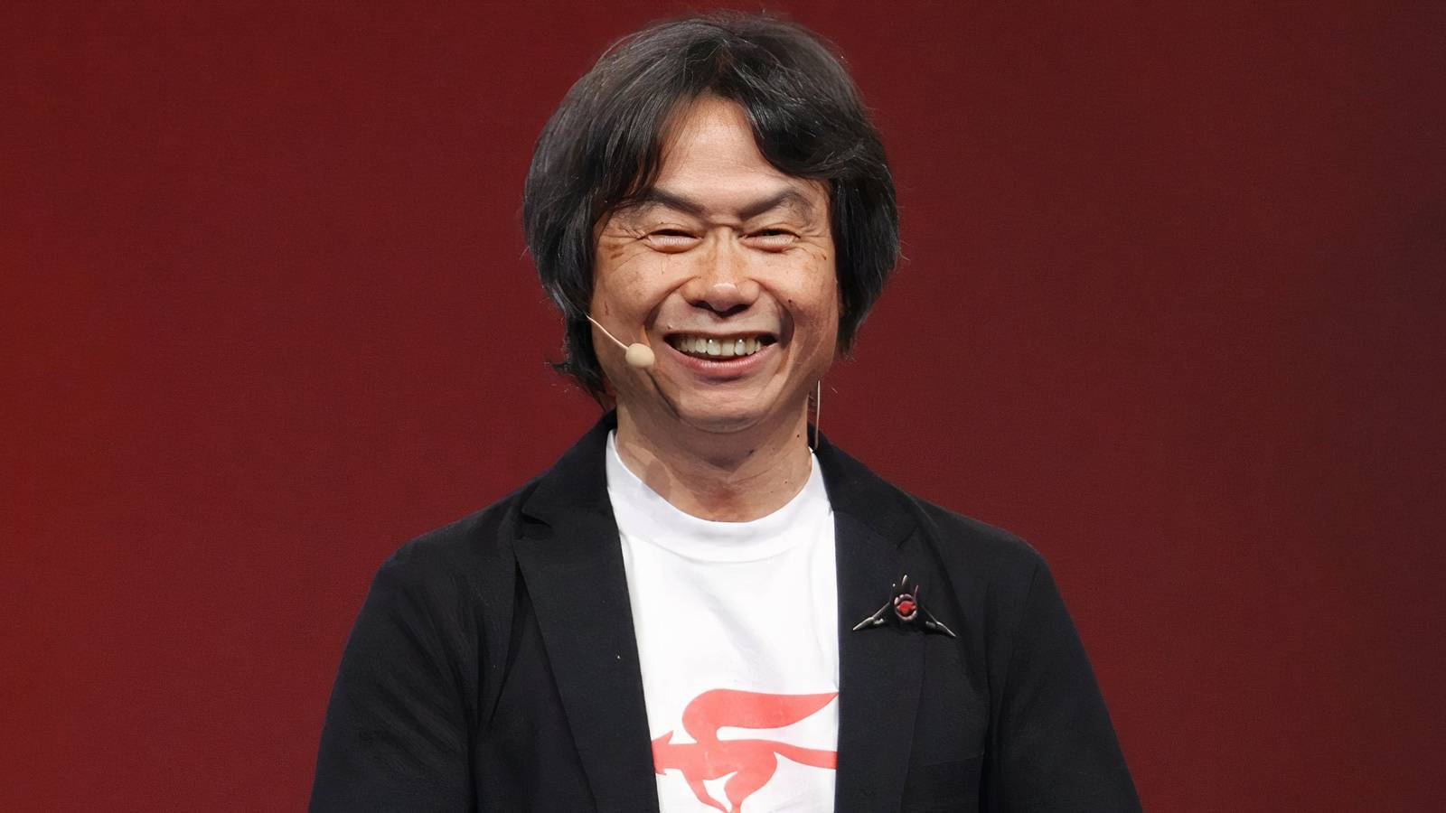 shigeru miyamoto during a press conference